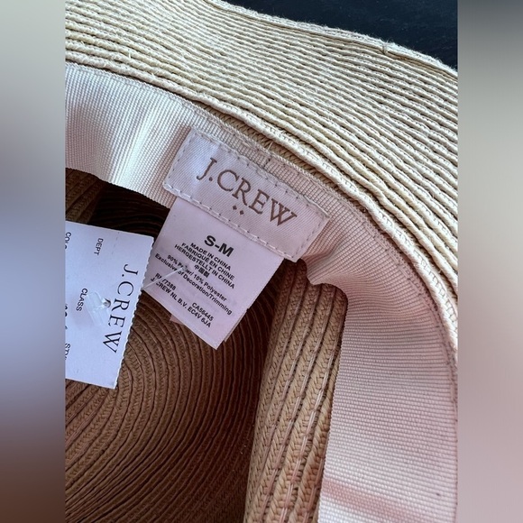 J.Crew Stylish Tan Fedora Hat with Black Band - Picture 7 of 9